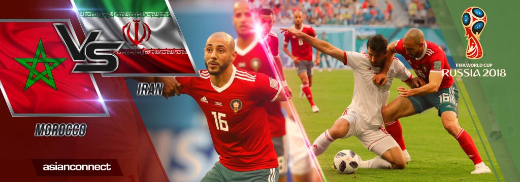 World Cup Morocco vs Iran