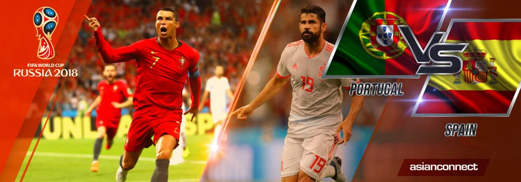 World Cup Spain vs Portugal