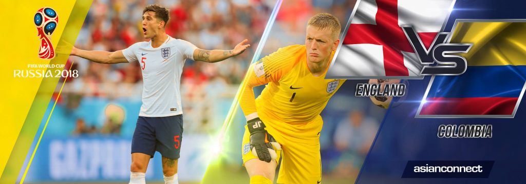 World Cup 2018 England vs Colombia