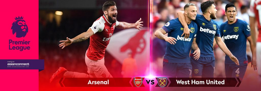 Arsenal vs West Ham AsianConnect