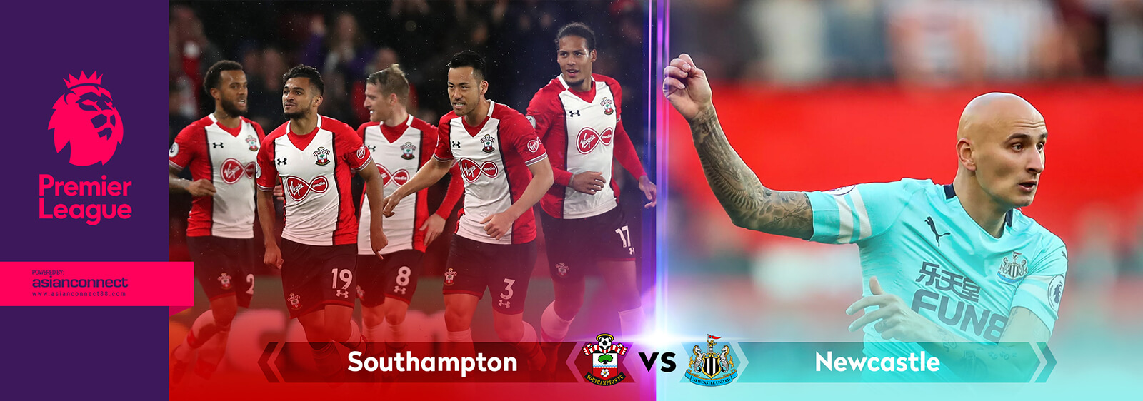 Southampton vs Newcastle AsianConnect