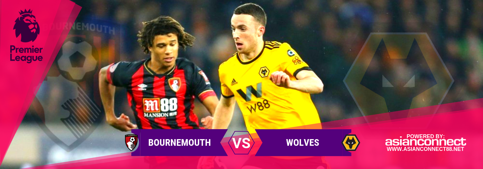 Premier League: Bournemouth vs Wolves Odds