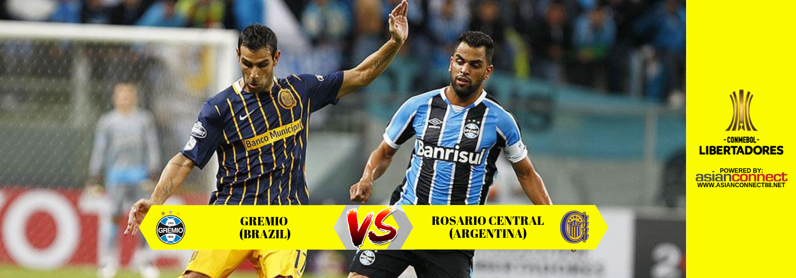 Gremio (Brazil) vs Rosario Central (Argentina) Asianodds