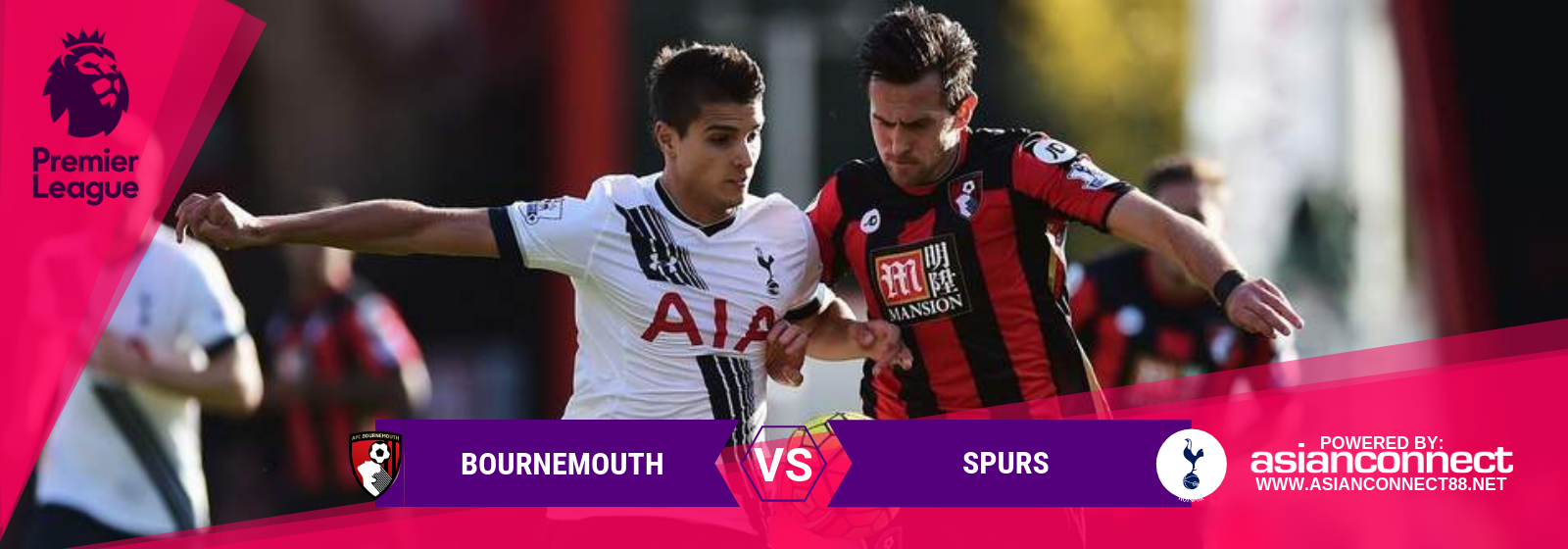 Bournemouth vs Tottenham Hotspurs Asianconnnect