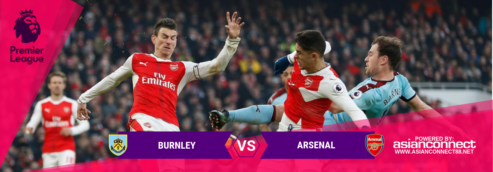 Burnley vs Arsenal Asianodds