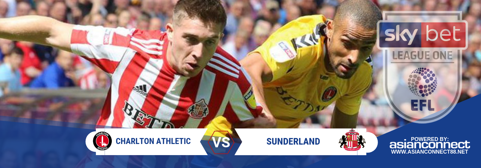 Charlton Athletic v Sunderland Eng Football League one Asian Connect