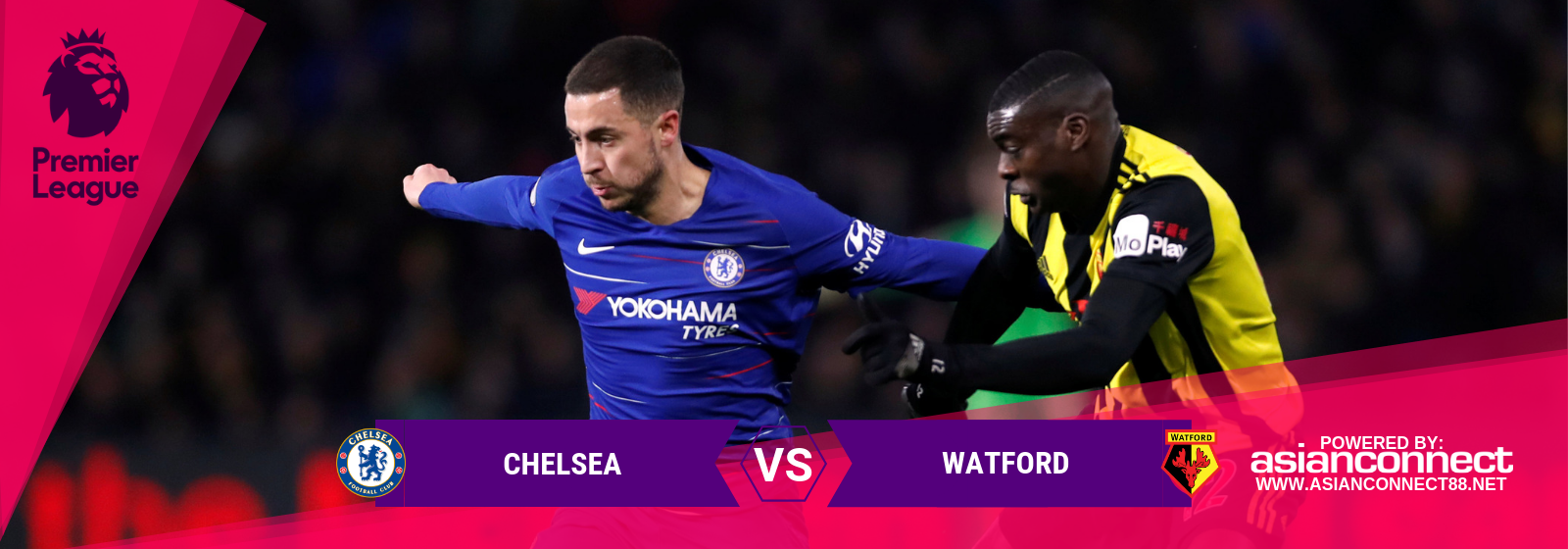 Chelsea vs Watford Asianodds