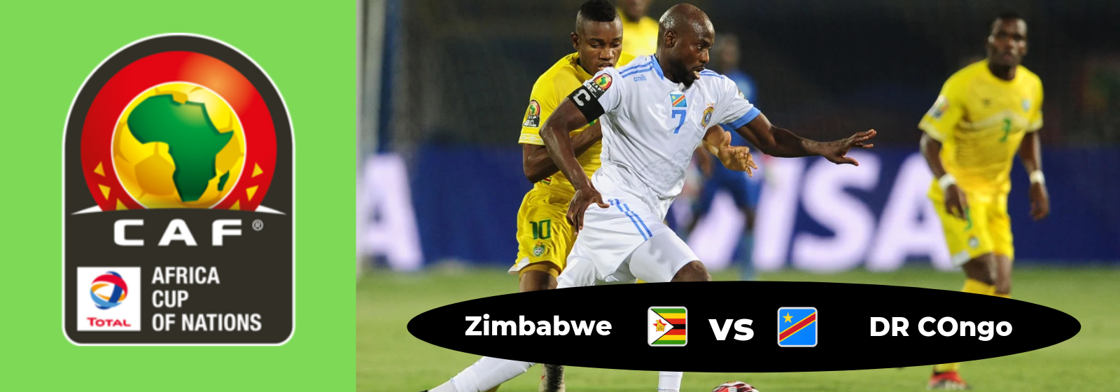 Africa Cup of Nations Zimbabwe Vs. DR Congo