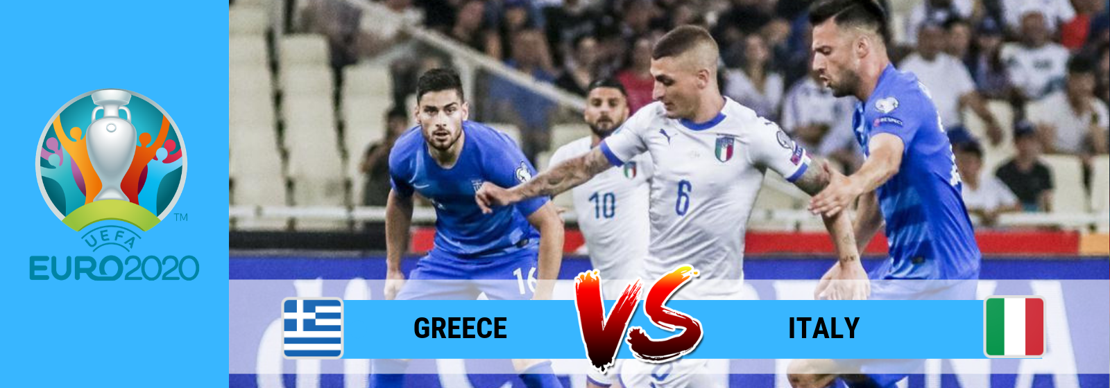 UEFA Euro 2020 Greece Vs. Italy Asian Connect