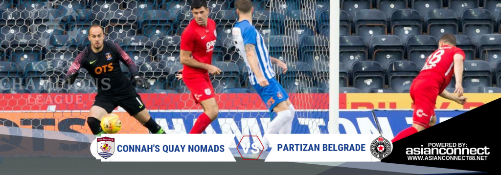 UCL Connah's Quay Nomads Vs. Partizan Belgrade Asian Connect