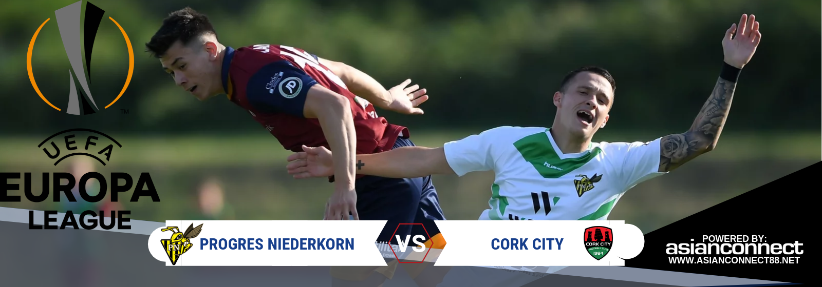 UEL Progres Niederkorn Vs. Cork City Asian Connect