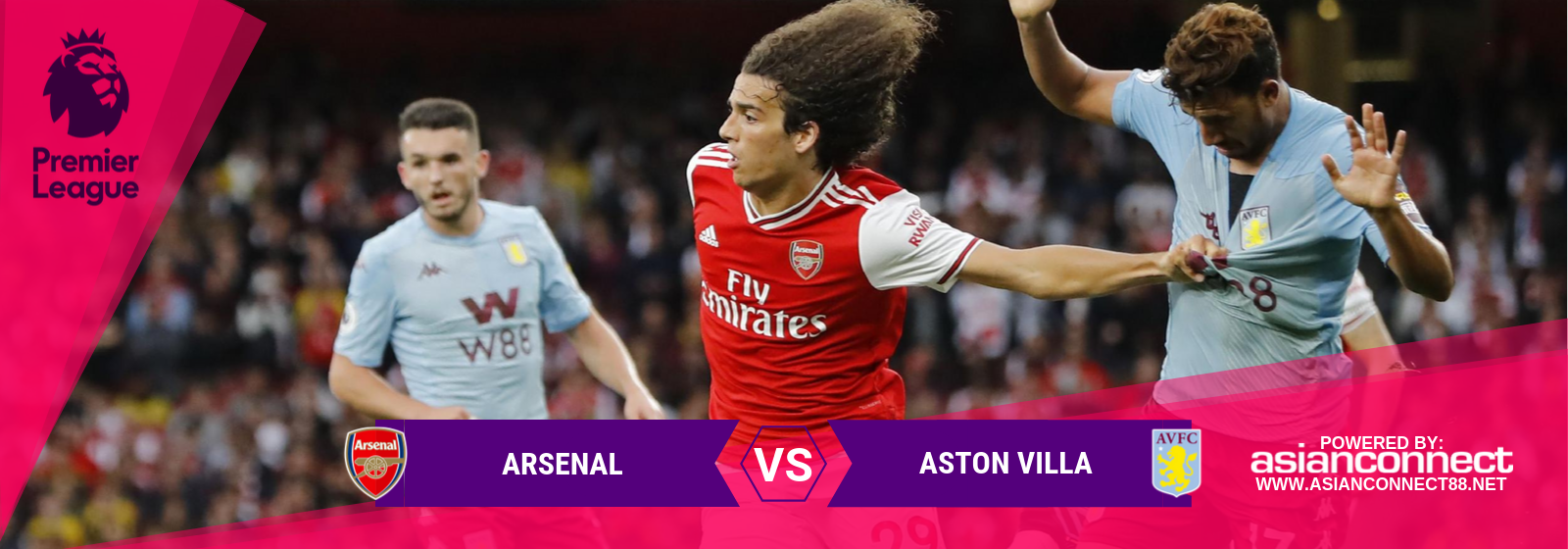 EPL Arsenal Vs. Aston Villa Asian Connect