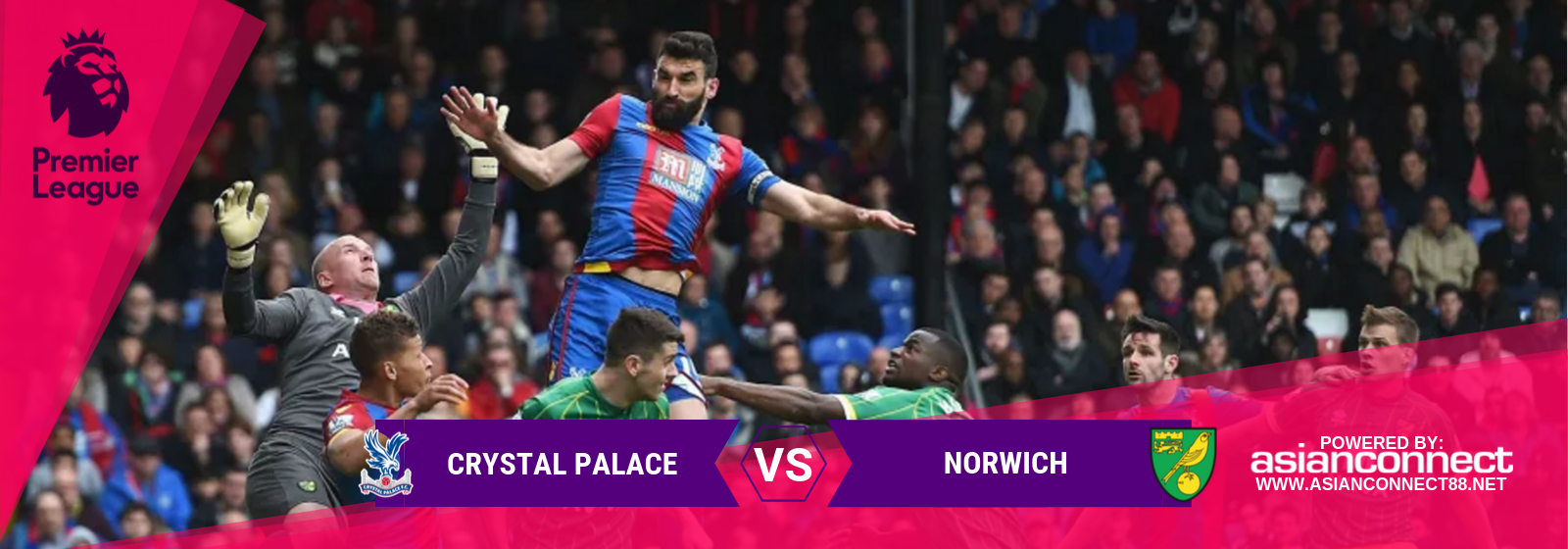 EPL Crystal Palace Vs. Norwich Asian Connect