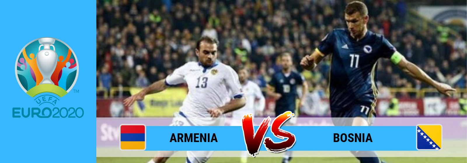 Euro 2020 Armenia Vs. Bosnia Asian Connect