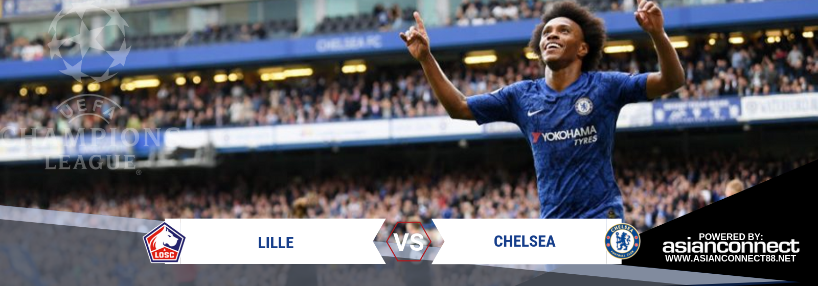 UCL Lille Vs. Chelsea Asian Connect