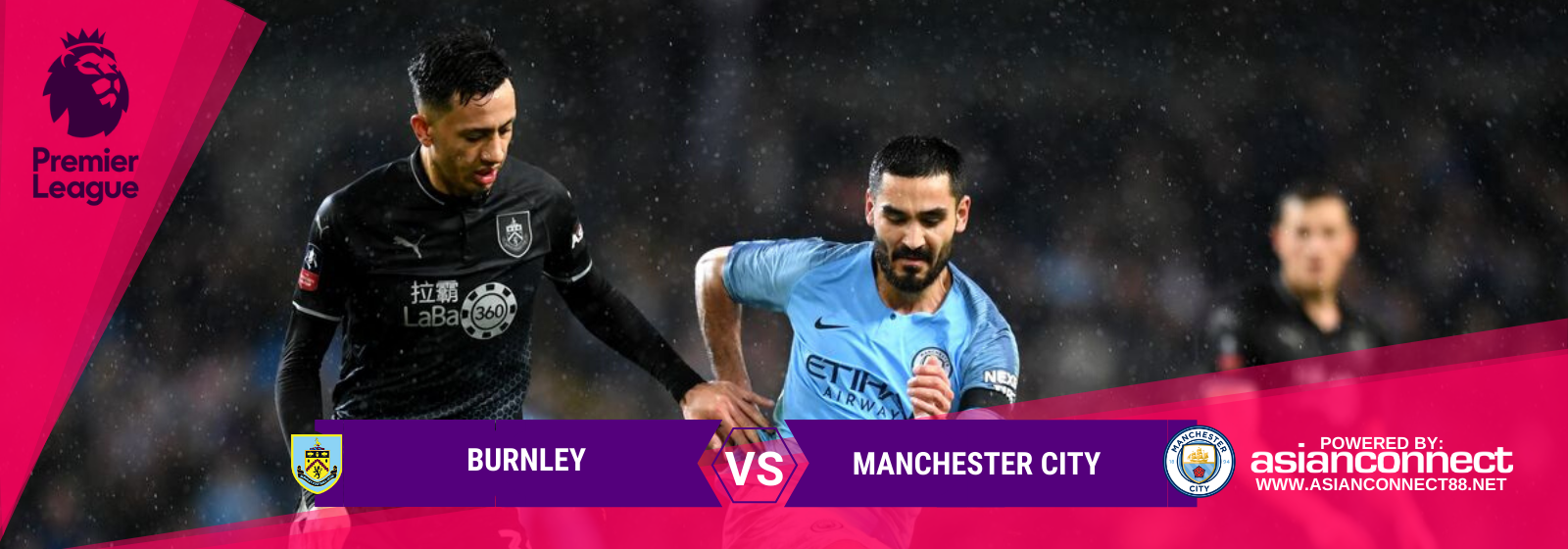 Asianconnect: Burnley vs Manchester City