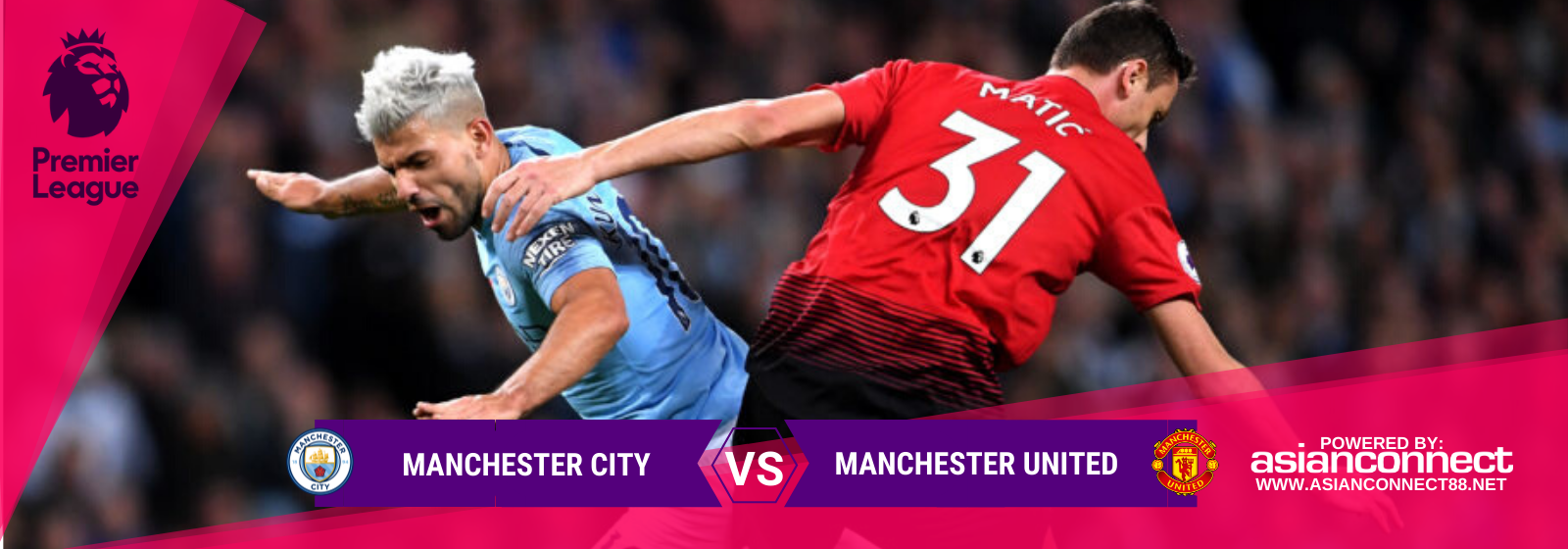 Asianconnect: Man City vs Man United