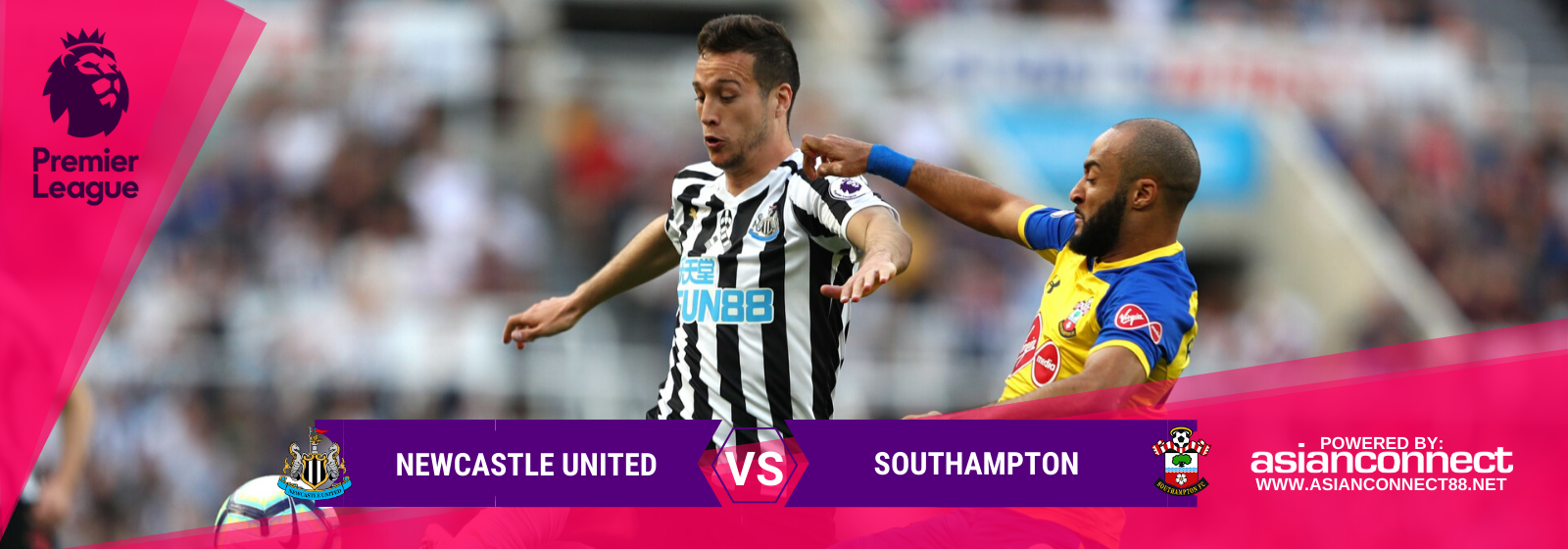 Asianconnect: Newcastle Utd vs Southampton