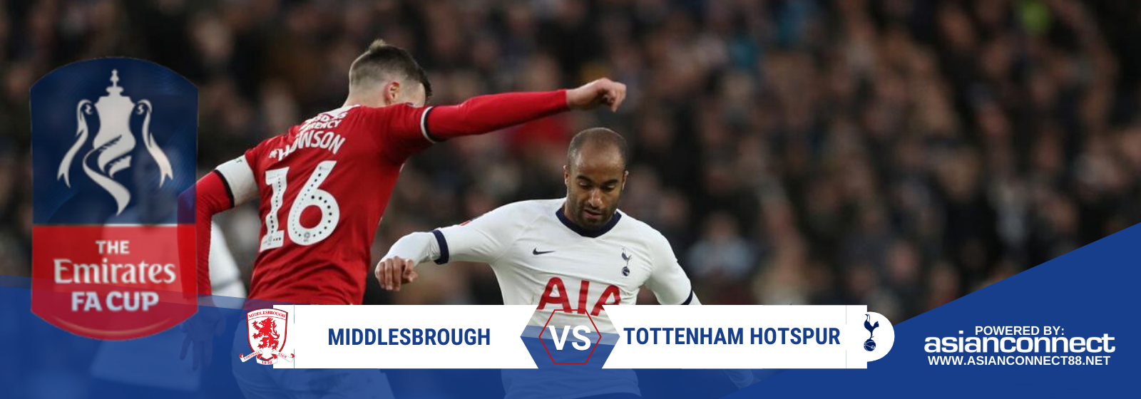Asianconnect: Middlesbrough vs Spurs