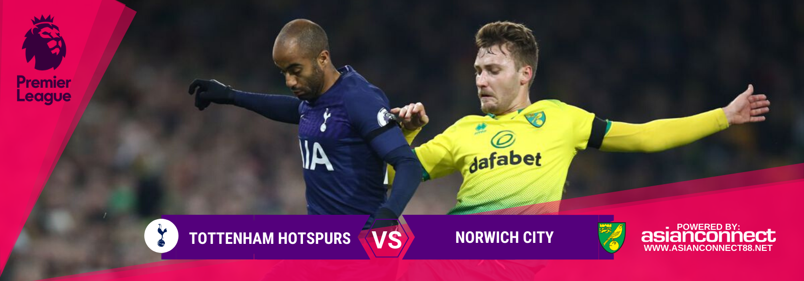 Asianconnect: Tottenham Hotspurs vs Norwich City Odds for January 22, 2020