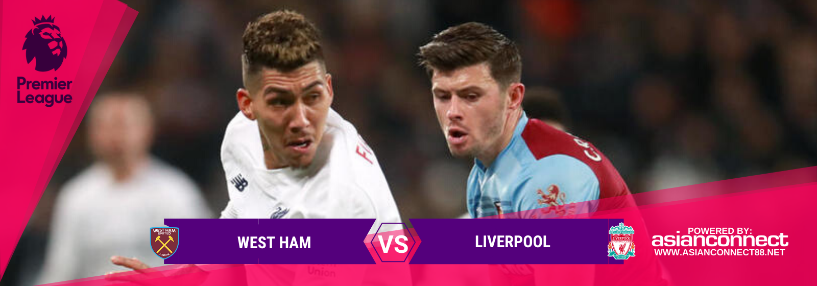 Asianconnect: West Ham vs Liverpool Odds for January 29, 2020