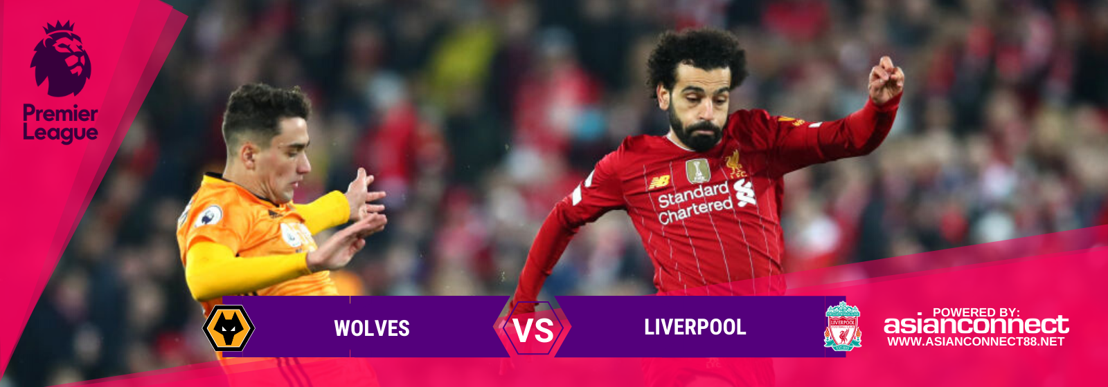 Asianconnect: Wolves vs Liverpool Odds for January 23, 2020