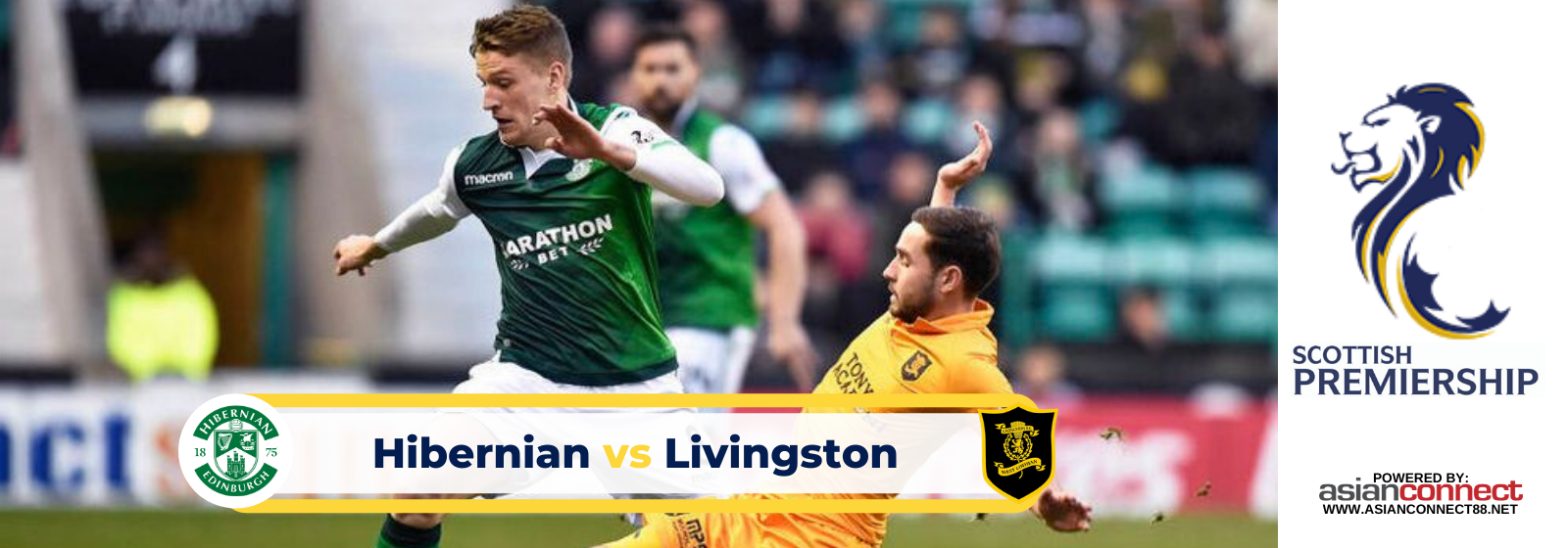 Asianodds: Hibernian vs Livingston Odds for February 22, 2020