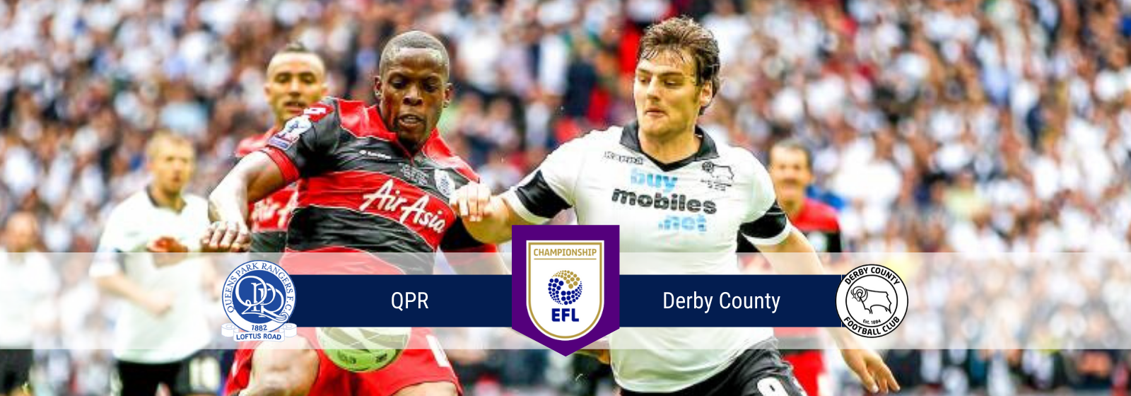 Asianconnect: QPR vs Derby County Odds for February 25, 2020