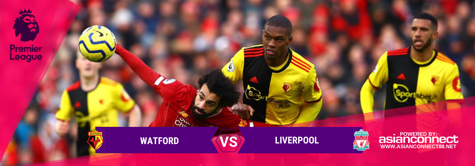 Asianconnect: Watford vs Liverpool Odds for February 29, 2020
