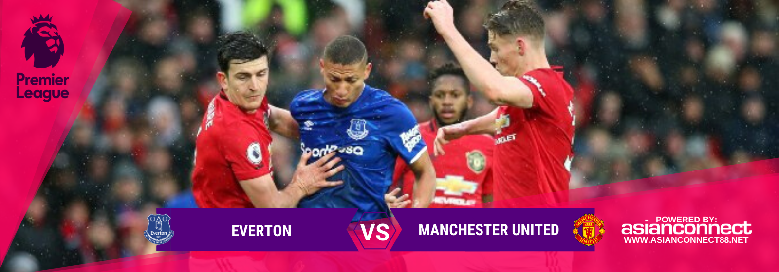 Asianconnect: Everton vs Manchester United Odds for March 01, 2020
