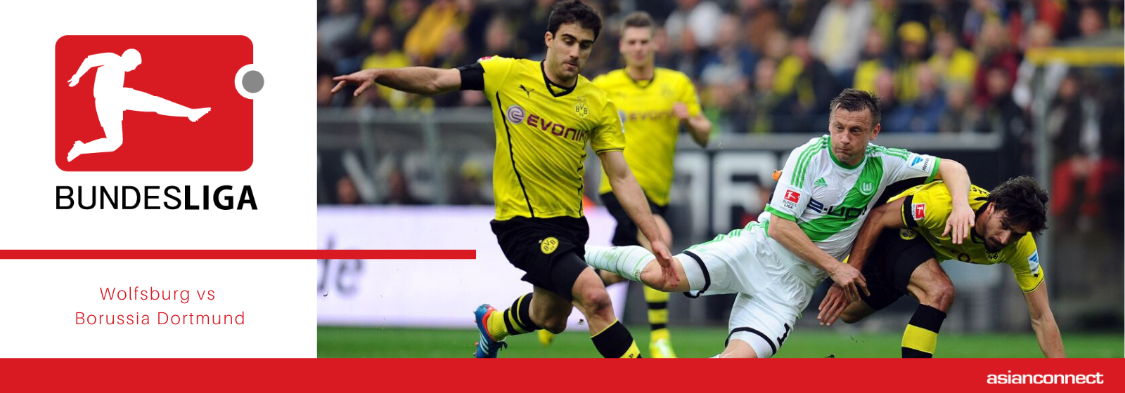 Asianconnect: Wolfsburg vs Borussia Dortmund Odds for May 23, 2020